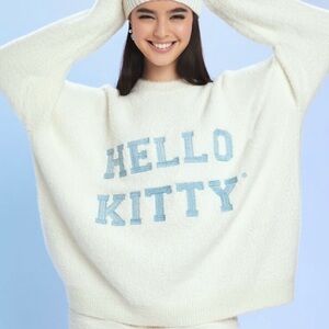 Forever 21 x Sanrio Hello Kitty Cozy Knit Embroidered Sweater